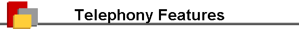 Telephony Features