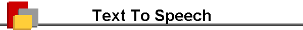 Text To Speech
